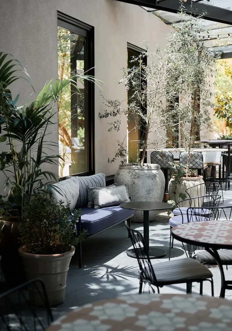 Outdoor Terrace at Louis